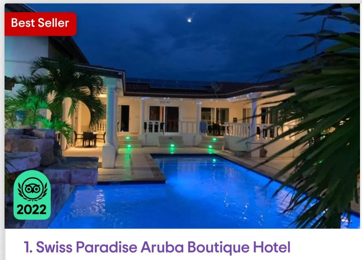 Aparthotel Boutique Hotel Swiss Paradise Aruba Villas And Suites Palm Beach